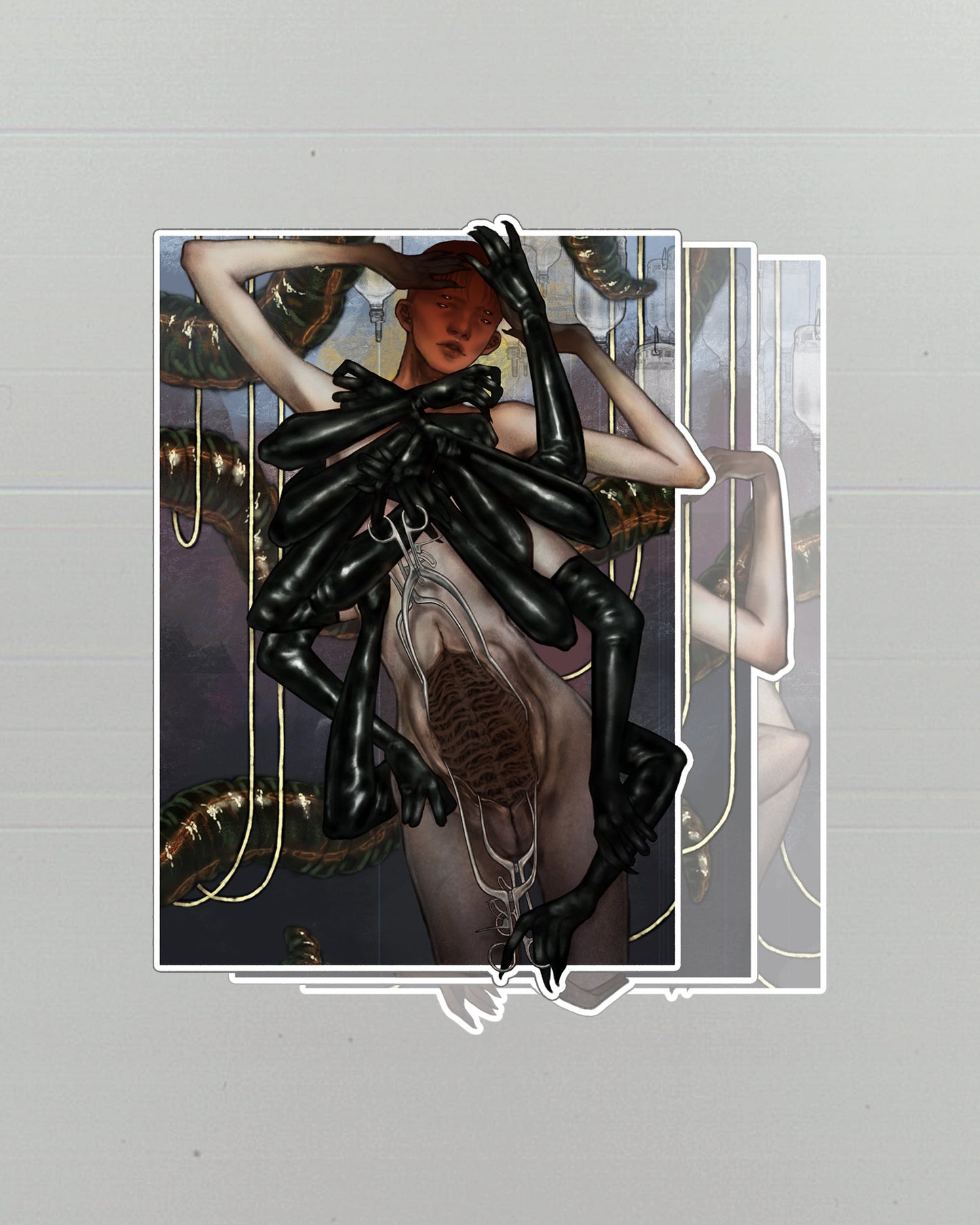 Aphid Cycle Vinyl Sticker Set