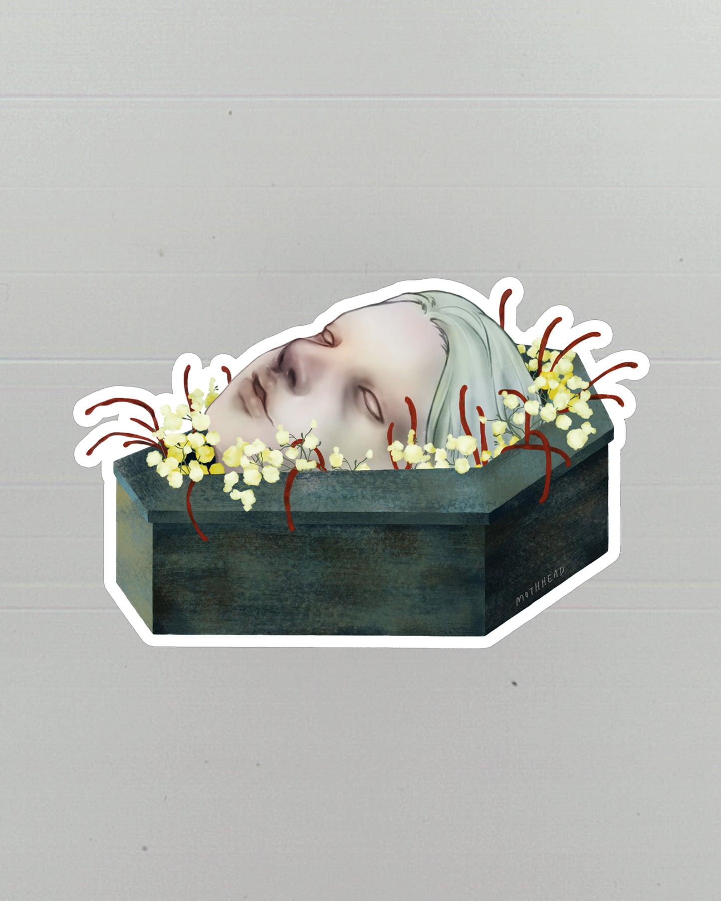 Coffinhead Vinyl Sticker