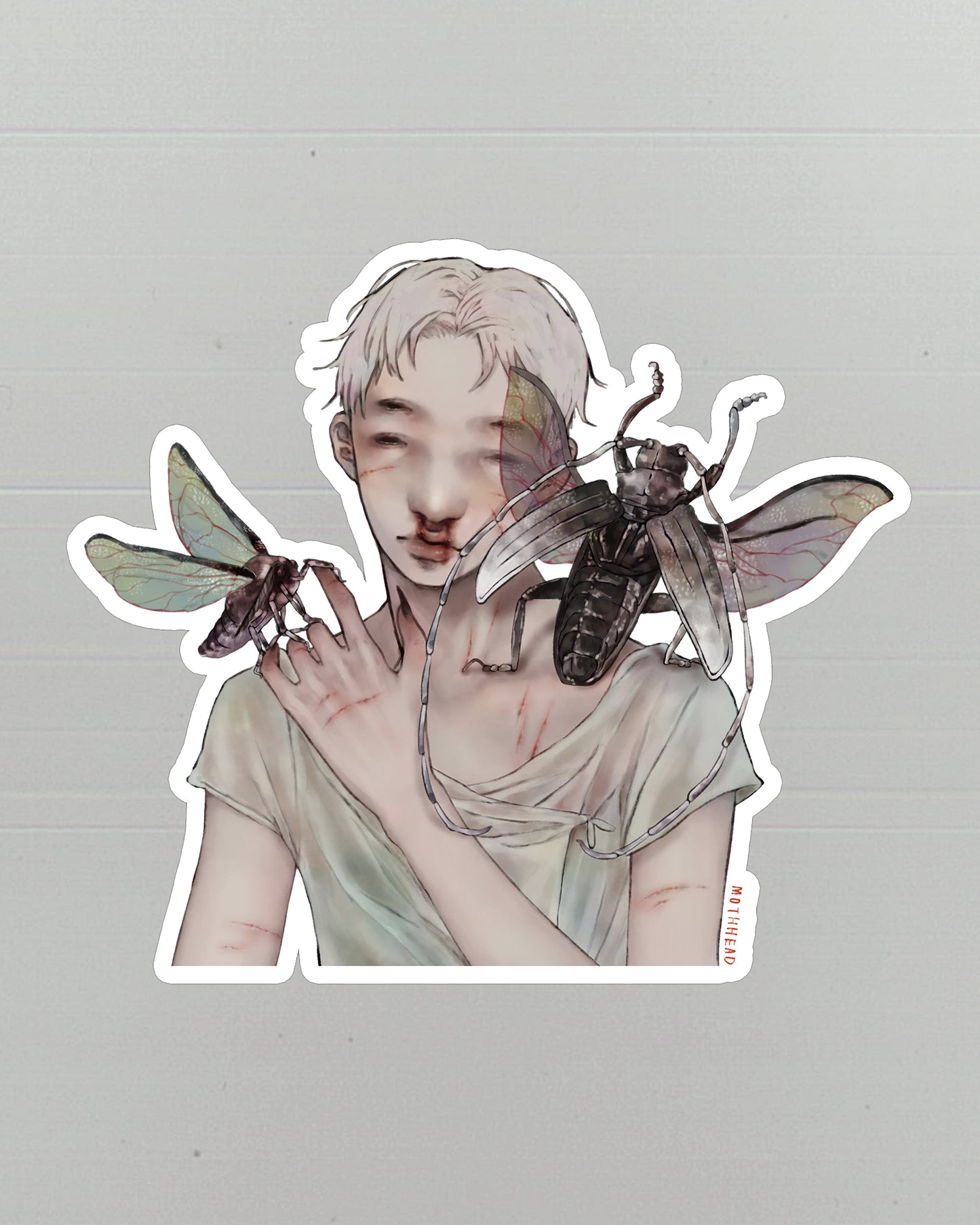 Erosion Vinyl Sticker