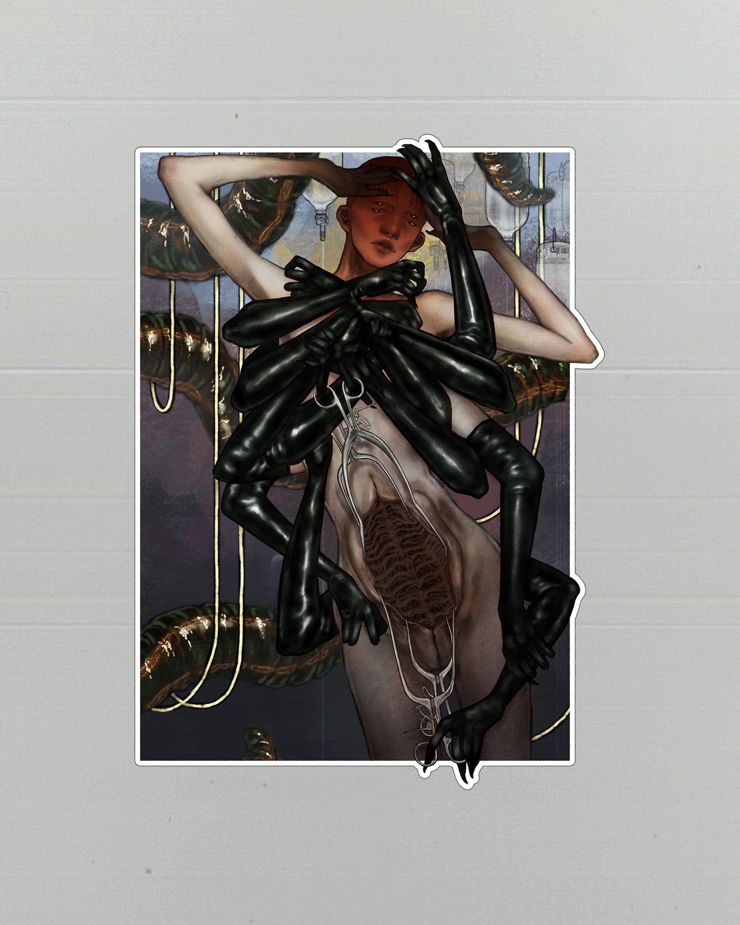 Aphid Cycle Vinyl Sticker Set