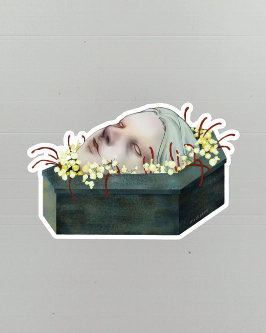 Coffinhead Vinyl Sticker