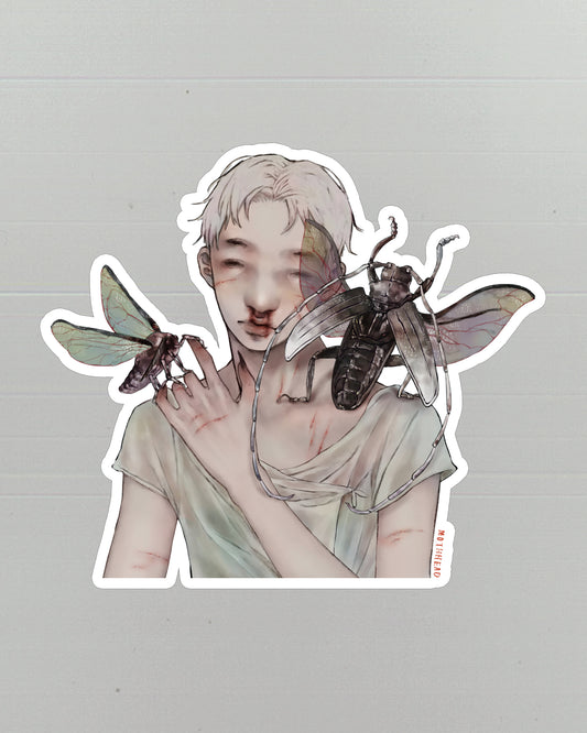 Erosion Vinyl Sticker